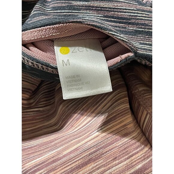 Zella Women's Legging Athletic Pink Ombre Stretch Cropped Medium M - Picture 5 of 6